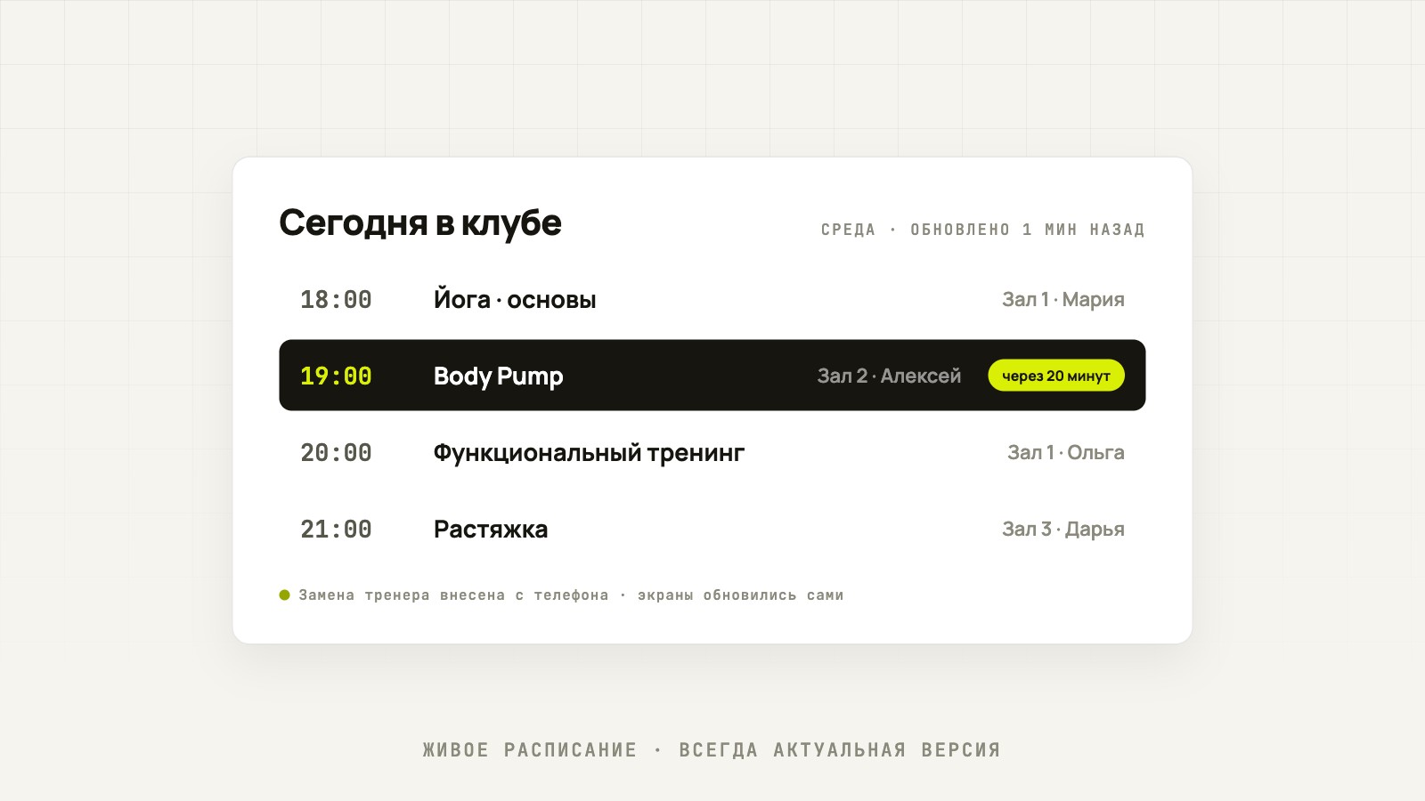 Инфоэкран в клинике: расписание приёма врачей вместо эфирного ТВ